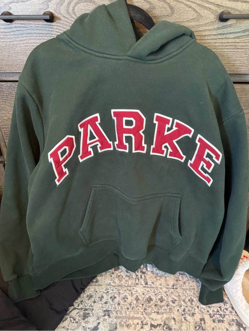 PARKE Dark Green Hoodie